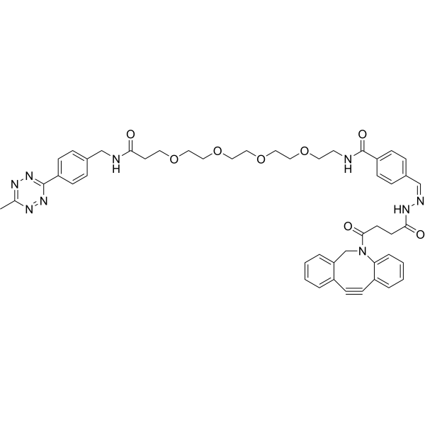 Methyltetrazine-PEG4-hydrazone-DBCO